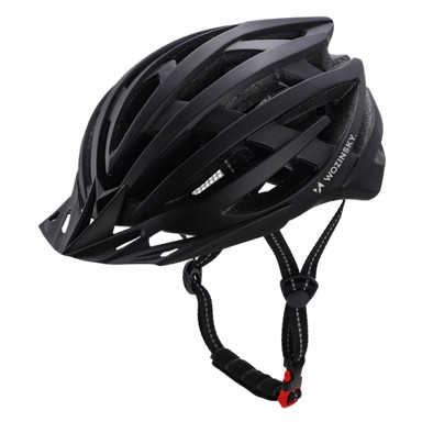 WOZINSKY Biciklistička kaciga HT-28VCD, MTB, s LED svjetlom, L, crna