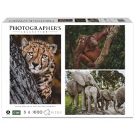 AMBASSADOR Puzzle Wildlife Families, 3 x 1000 kom