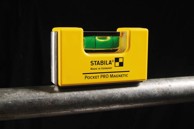 STABILA Libela džepna PRO za električare s magnetima i V utorom