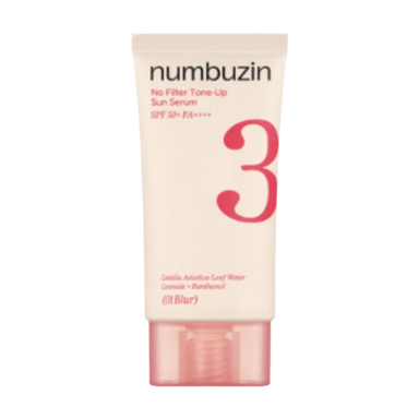 NUMBUZIN Tone-up serum za sunčanje No.3 No Filter Tone-Up Sun Serum #01 Blur 50 ml