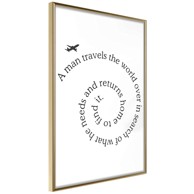 Poster Travel Broadens the Mind 30x45