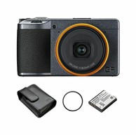 RICOH Kompaktni fotoaparat GR III SE Street Edition, s dodatnom baterijom i torbicom