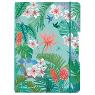 HERLITZ Notes 50044283, LADYLIKE Jungle, s gumicom, isprekidane crte, A5, 40 listova, 80 g/m²