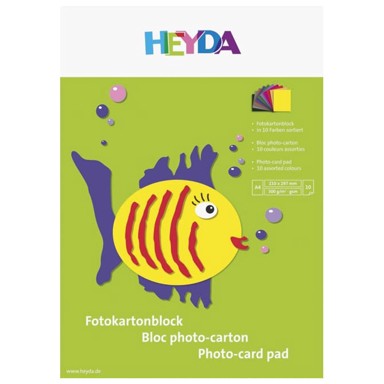 HEYDA Blok kolaž papir A4 300g 20-47126, sortirano
