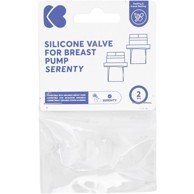 KIKKA BOO Rezervni silikonski ventil, 2 kom za izdajalicu Serenit