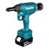 MAKITA Akumulatorski zakivač DRV250RFJ, 18V, 2x3.0Ah, 4.8–6.4mm, MAKPAC