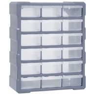 Organizator, 18 srednjih ladica, 38 x 16 x 47 cm