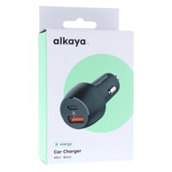 ALKAYA Auto punjač 2× Faster 48W, bijeli