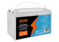 Lexton LXPOE100 LiFePO4 akumulator 12,8 V 100 Ah 1280 Wh s BMS i Bluetoothom
