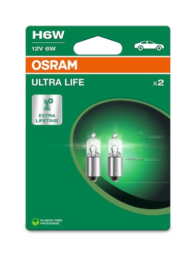 OSRAM Žarulja Ultra Life 64132ULT-2BL, H6W, 12V, BAX9S