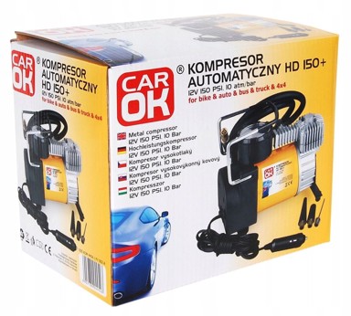 PROFAST automatski auto kompresor 12 V, 10 bar