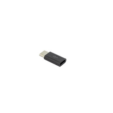 SBOX Adapter Micro USB 2.0 ženski na USB Type-C muški, crni, maloprodajno pakiranje