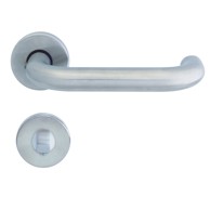 Kvaka za vrata wc rozeta inox