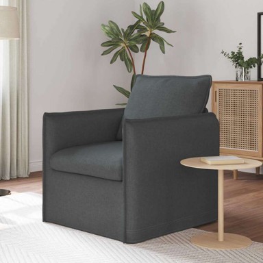 Sofa 60 cm metal, tamnosiva