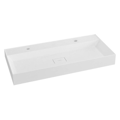 SAPHO Dupli umivaonik Godiva 96x44 cm, bijeli