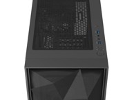 GENESIS Kućište, Diaxid 605F, Midi Tower, USB-C, prozor, crna
