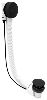 POLYSAN Kadni set s bovden upravljanjem, 1200 mm, čep 72 mm, crna mat