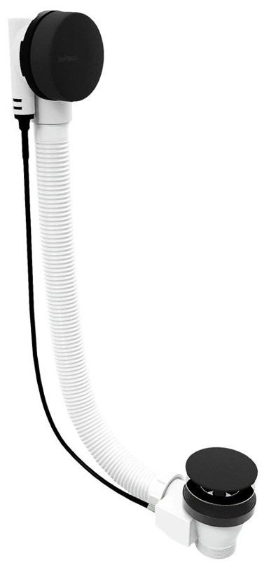 POLYSAN Kadni set s bovden upravljanjem, 1200 mm, čep 72 mm, crna mat