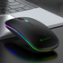 TRIADYN Bežični miš Callisto, Bluetooth/2,4 GHz, RGB, 1600 DPI, crni