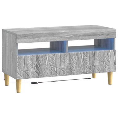 LED TV kabinet od konstruiranog drva, siva sonoma