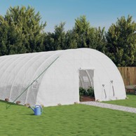 Plastenik s čeličnim okvirom bijeli 132 m² 22 x 6 x 2,85 m