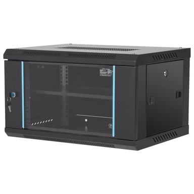VEVOR Mrežni ormar za server 6U, 35 x 45 x 60 cm, crni