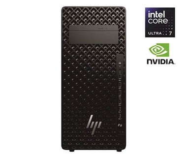 HP Stolno računalo Z2 Tower G1i A40NLET#ABB / Intel Core Ultra 7 265, 32 GB RAM, 1 TB SSD, NVIDIA RTX A400, Windows 11 Pro, crna