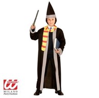 Kostim čarobnjaka za maškare s kapom i šalom, 128 cm