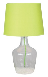 Dekorativna stolna lampa LT4132, prozirno/zelena