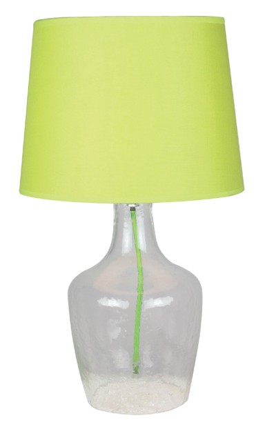 Dekorativna stolna lampa LT4132, prozirno/zelena