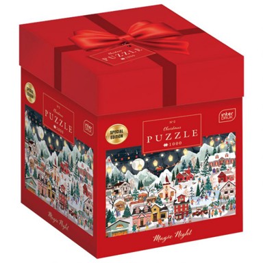 INTERDRUK Božićne puzzle Christmas Night, 1000 dijelova