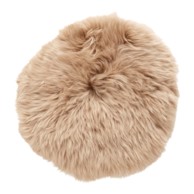 HÜBSCH Jastuk za sjedenje od ovčjeg krzna ø, 38 cm Prim