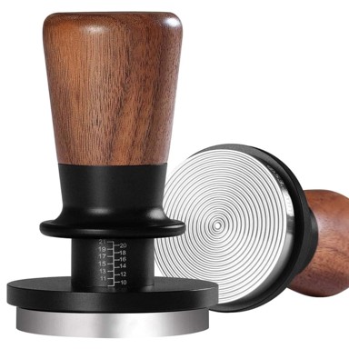 Samonivelirajući drveni tamper s pritiskom 13,5 kg, 58 mm