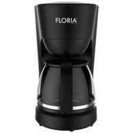 FLORIA Aparat za filter kavu ZLN9273, 600 W, do 10 šalica, 1,25 l, crni