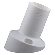 Grlo E27 zidno koso T180, bijelo