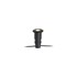 MARKSLÖJD Crna ugradbena svjetiljka Garden 24 Decklight, ø 60 mm