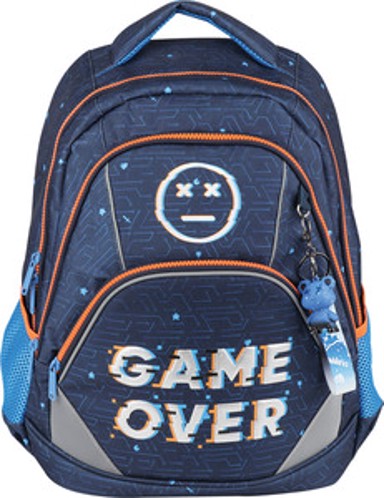 STREET Školski ruksak, ergonomski, Soft, GAME OVER