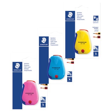 STAEDTLER Šiljilo metalno s PVC kutijom, 511 130 BK, sortirano, blister