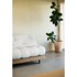KARUP DESIGN Bijela sklopiva sofa 160 cm Roots, 160x105x160 cm