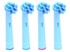 KOMA Zamjenske glave za Oral-B, NK01, Cross Action, 4 kom