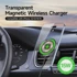 DUZZONA Držač za auto V2 za ventilacijsku rešetku, s 15W bežičnim punjenjem, kompatibilno s MagSafeom
