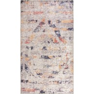 VITAUS Bijelo-bež perivi tepih 150x80 cm 