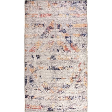 VITAUS Bijelo-bež perivi tepih 150x80 cm
