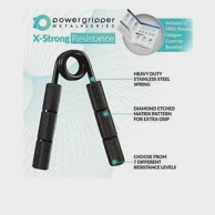 RPM POWER Sprava za jačanje šake Hand Grip 250 lbs (113 kg), metal, crni