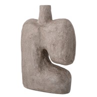 BLOOMINGVILLE Vaza siva ukrasna papirna Banael, visina 36 cm