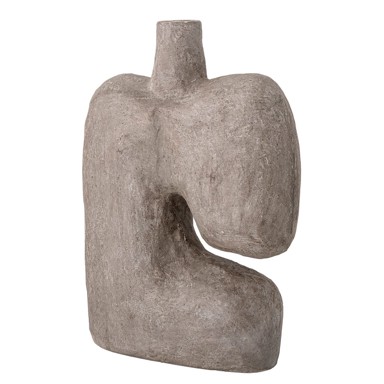 BLOOMINGVILLE Vaza siva ukrasna papirna Banael, visina 36 cm