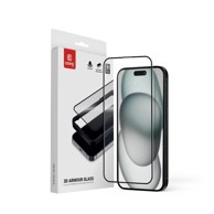 CRONG Kaljeno staklo za Apple iPhone 16 / Apple iPhone 15, preko cijelog zaslona
