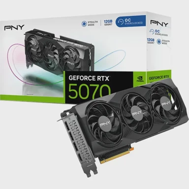 PNY Grafička kartica GeForce RTX 5070 OC, DLSS 4, 3× DP, 1× HDMI 2.1