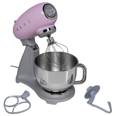 SMEG Mikser s posudom SMF02PK, 800 W, rozi
