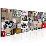 Slika Art of Collage Banksy II 150x50